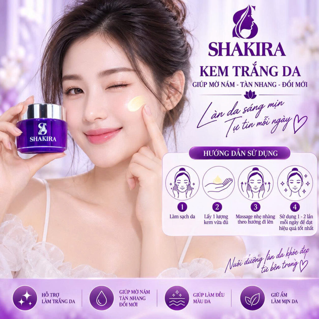 Kem giảm nám tàn nhang đồi mồi SHAKIRA